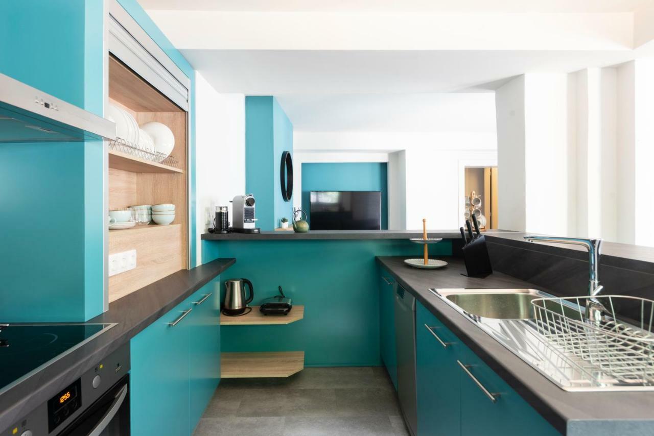 Groundfloor 2Br Apt With Smallyard Near The Heart Of Kalamáta Buitenkant foto